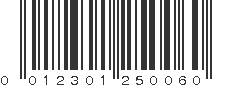 UPC 012301250060