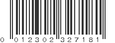 UPC 012302327181