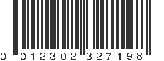 UPC 012302327198