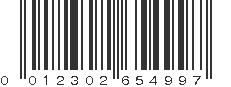 UPC 012302654997