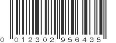 UPC 012302956435