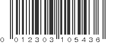 UPC 012303105436