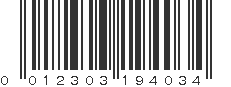 UPC 012303194034