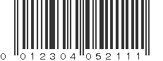 UPC 012304052111