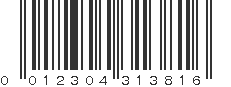 UPC 012304313816