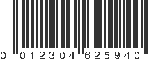 UPC 012304625940