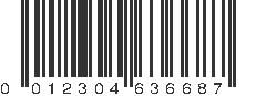 UPC 012304636687