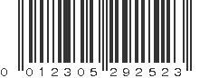 UPC 012305292523