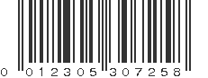 UPC 012305307258