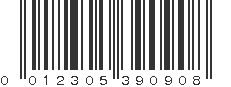 UPC 012305390908