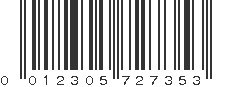 UPC 012305727353