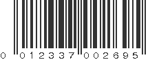 UPC 012337002695