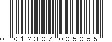 UPC 012337005085