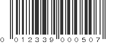 UPC 012339000507