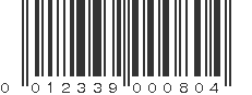 UPC 012339000804