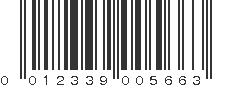 UPC 012339005663