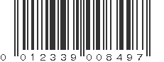 UPC 012339008497