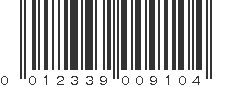 UPC 012339009104