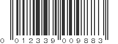 UPC 012339009883