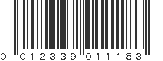 UPC 012339011183