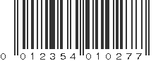 UPC 012354010277