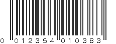 UPC 012354010383