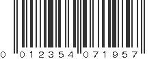 UPC 012354071957