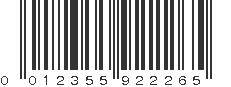 UPC 012355922265