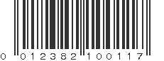 UPC 012382100117