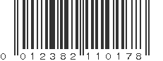 UPC 012382110178