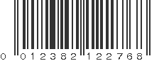 UPC 012382122768