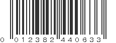 UPC 012382440633