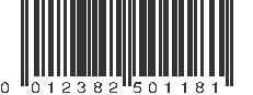 UPC 012382501181