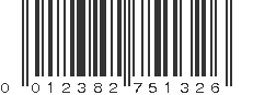 UPC 012382751326