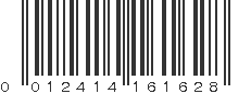 UPC 012414161628