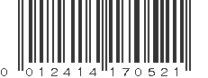 UPC 012414170521