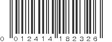 UPC 012414182326