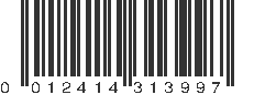 UPC 012414313997