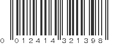 UPC 012414321398