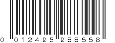 UPC 012495988558