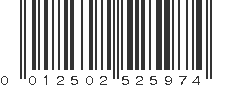 UPC 012502525974