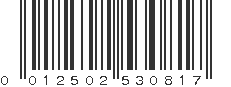 UPC 012502530817