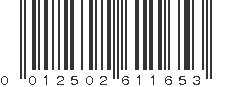 UPC 012502611653