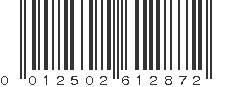 UPC 012502612872