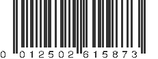 UPC 012502615873