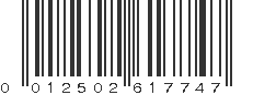 UPC 012502617747