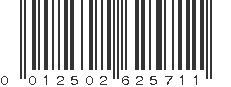 UPC 012502625711