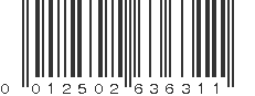 UPC 012502636311