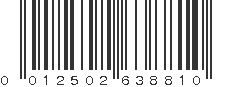 UPC 012502638810