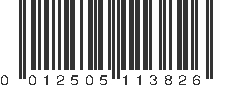 UPC 012505113826